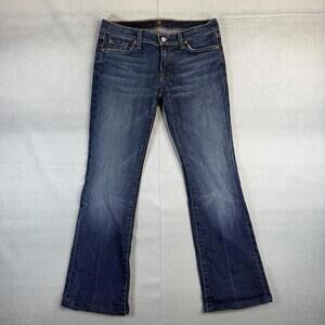 7 For All Mankind Dark Blue Women Jeans